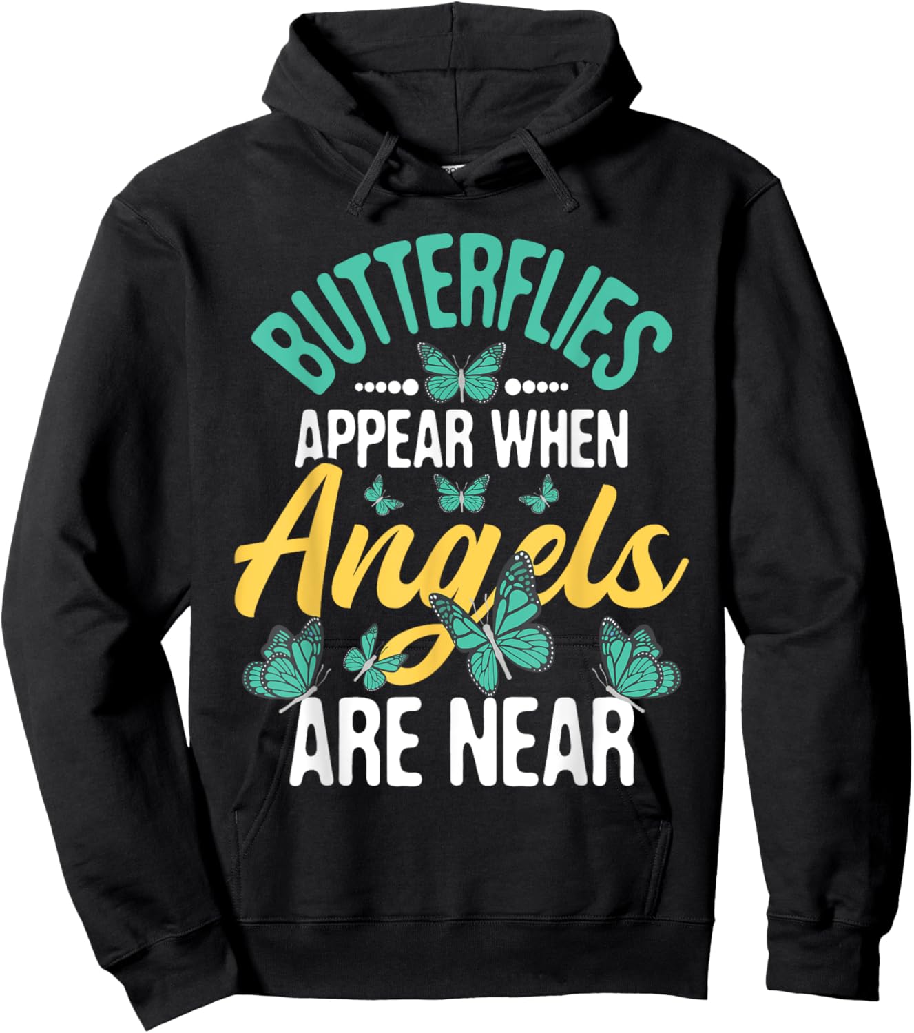 Butterflies Appear - Insect Nature Butterfly Lover Monarch Hoodie - Hoodie | Black