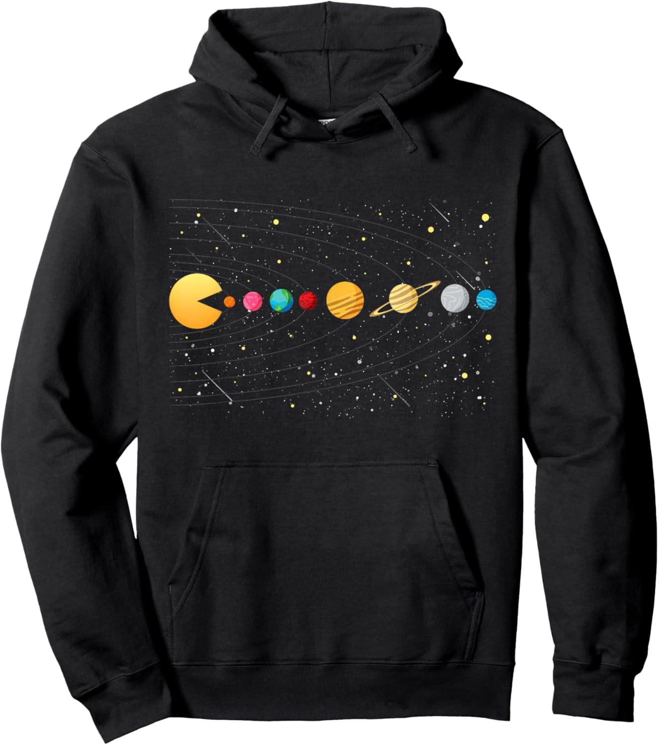 Funny Solar System - Astronauts Space Video Games Hoodie - Hoodie | Black