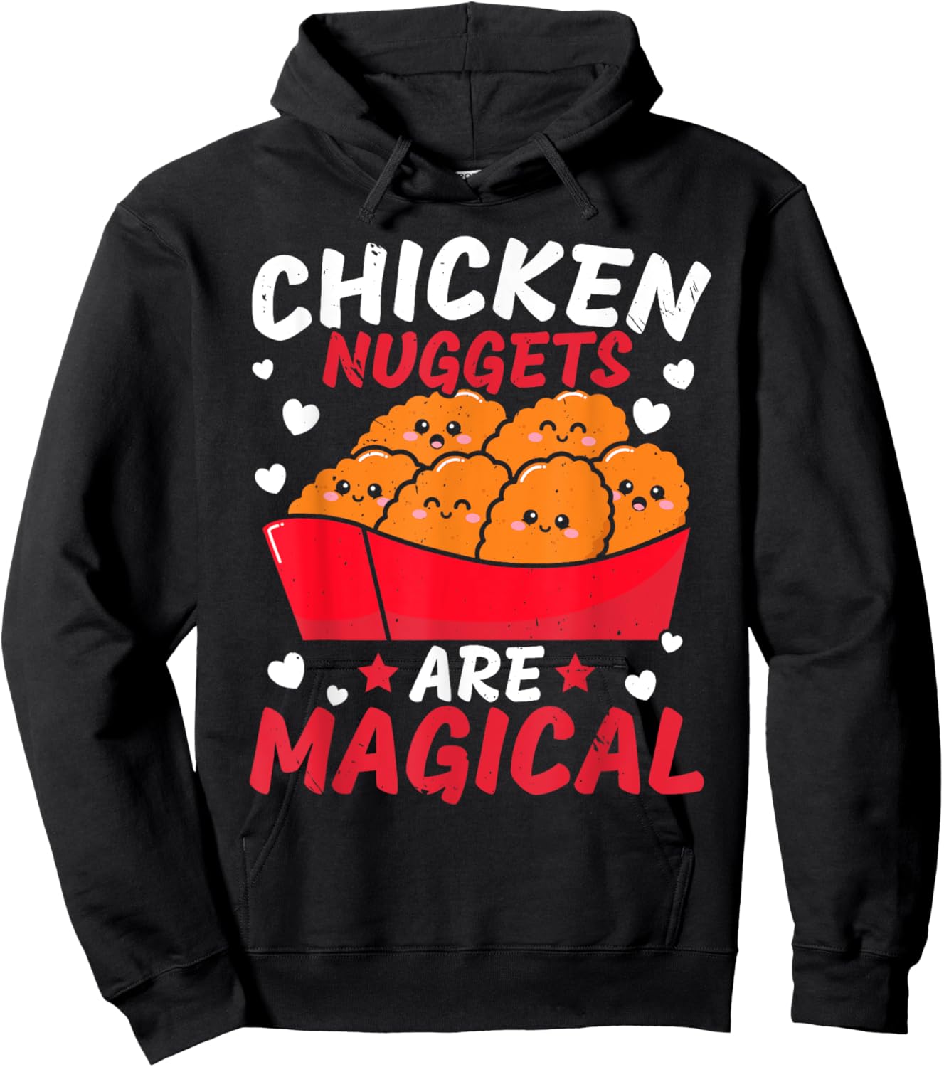 Chicken Nuggets Are Magical Nug Life Nuggies Tendies Hoodie - Hoodie | Black