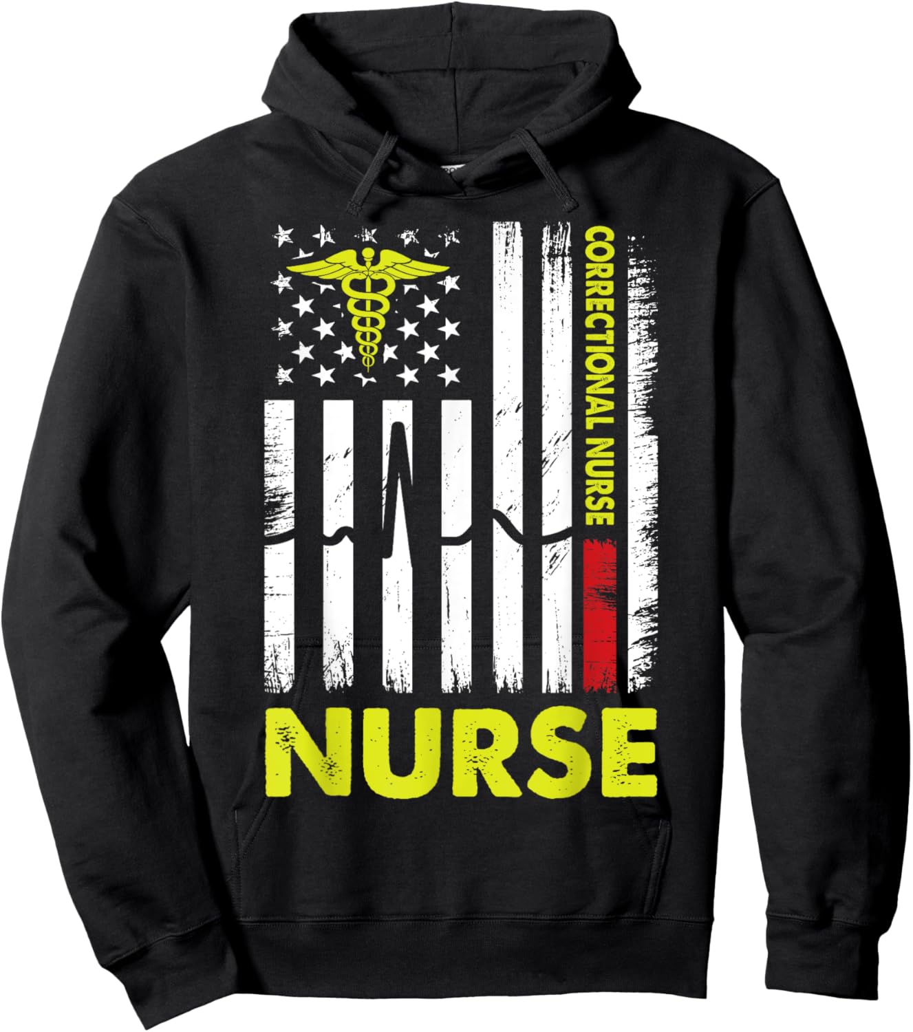 Correctional Nurse Hoodie - Hoodie | Black
