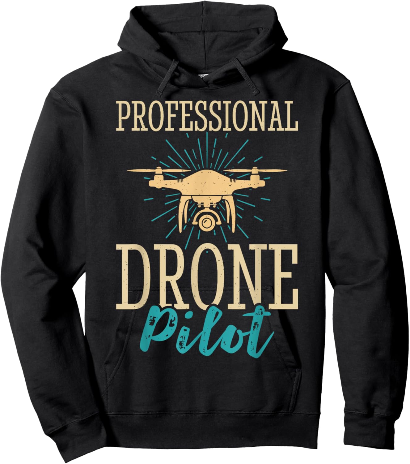 Professional Drone Pilot Hoodie - Hoodie | Black