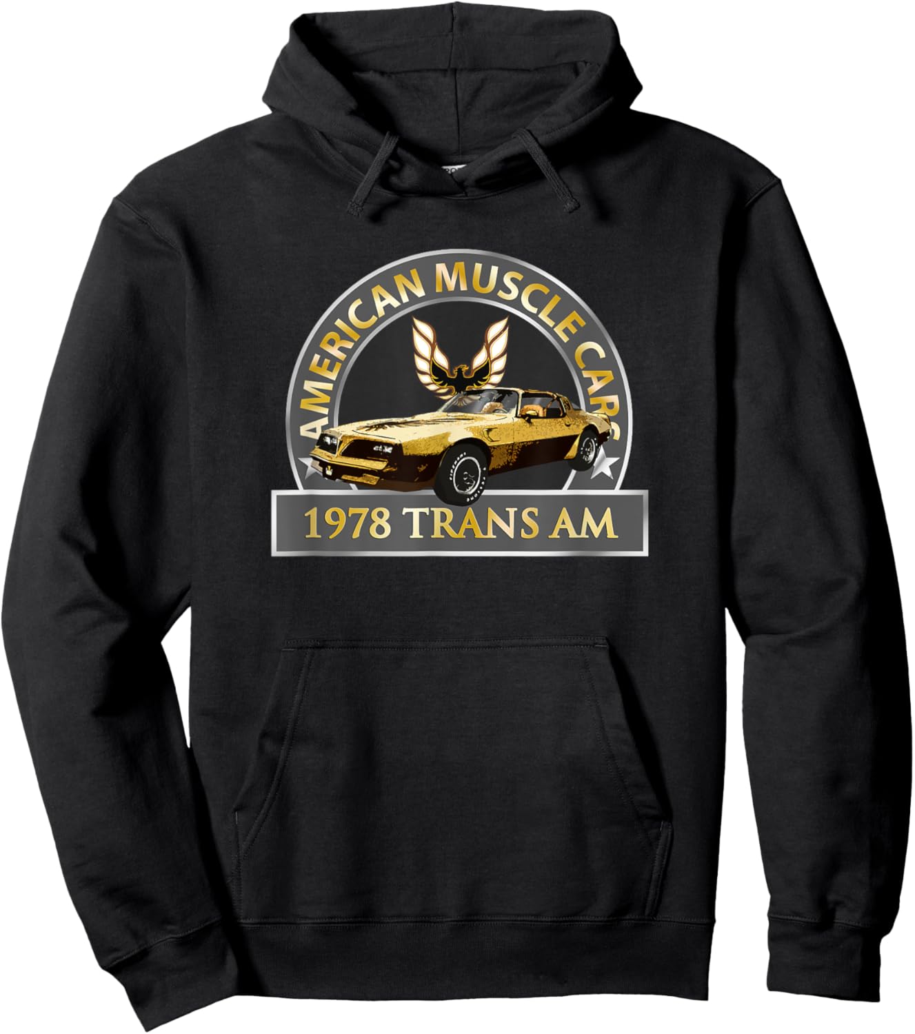 Vintage Classic 1978 Trans am, Muscle Cars, 1970s Cars Hoodie - Hoodie | Black