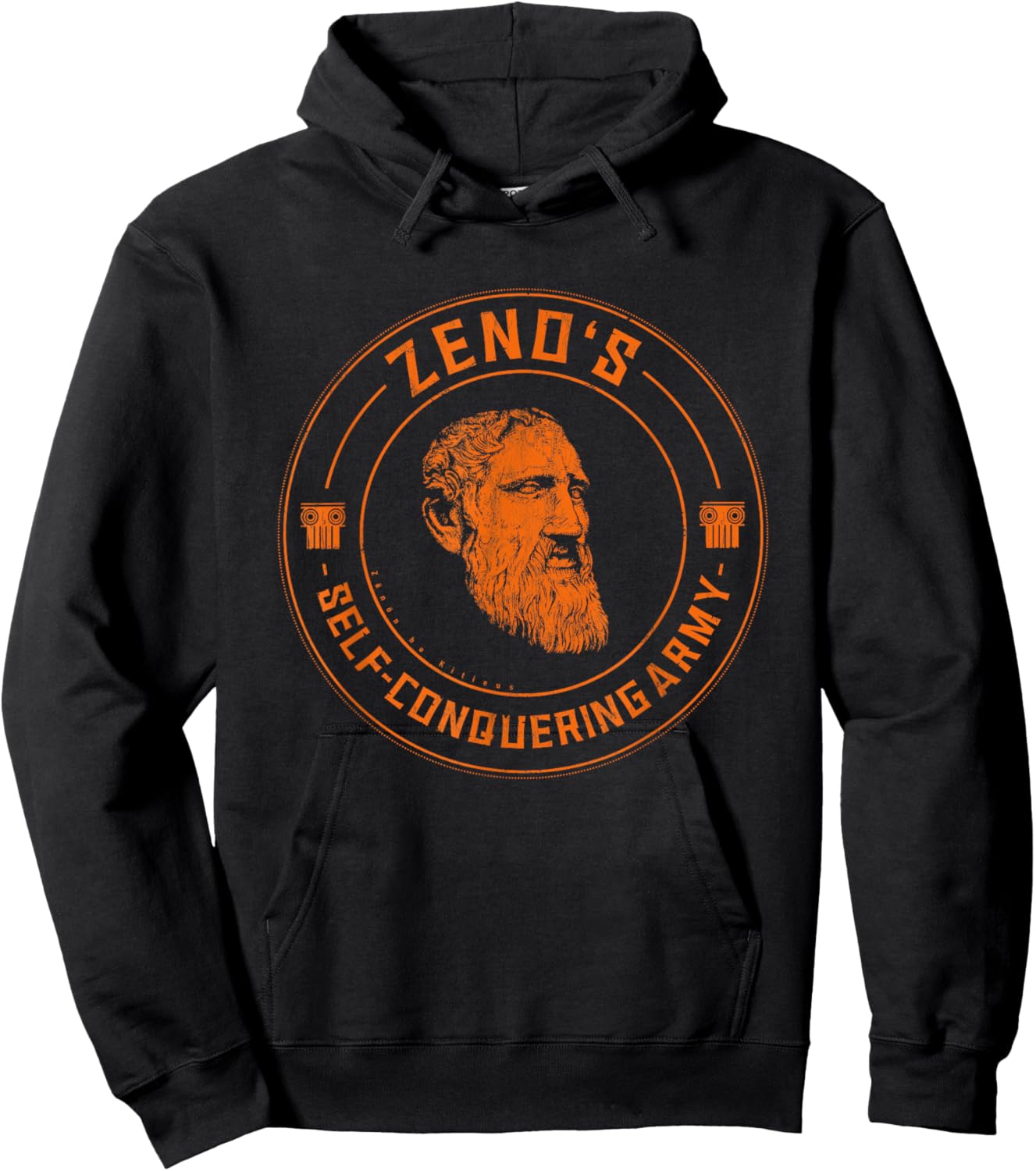 Zeno's Self-Conquering Army Stoic Philosophy Stoicism Hoodie - Hoodie | Black