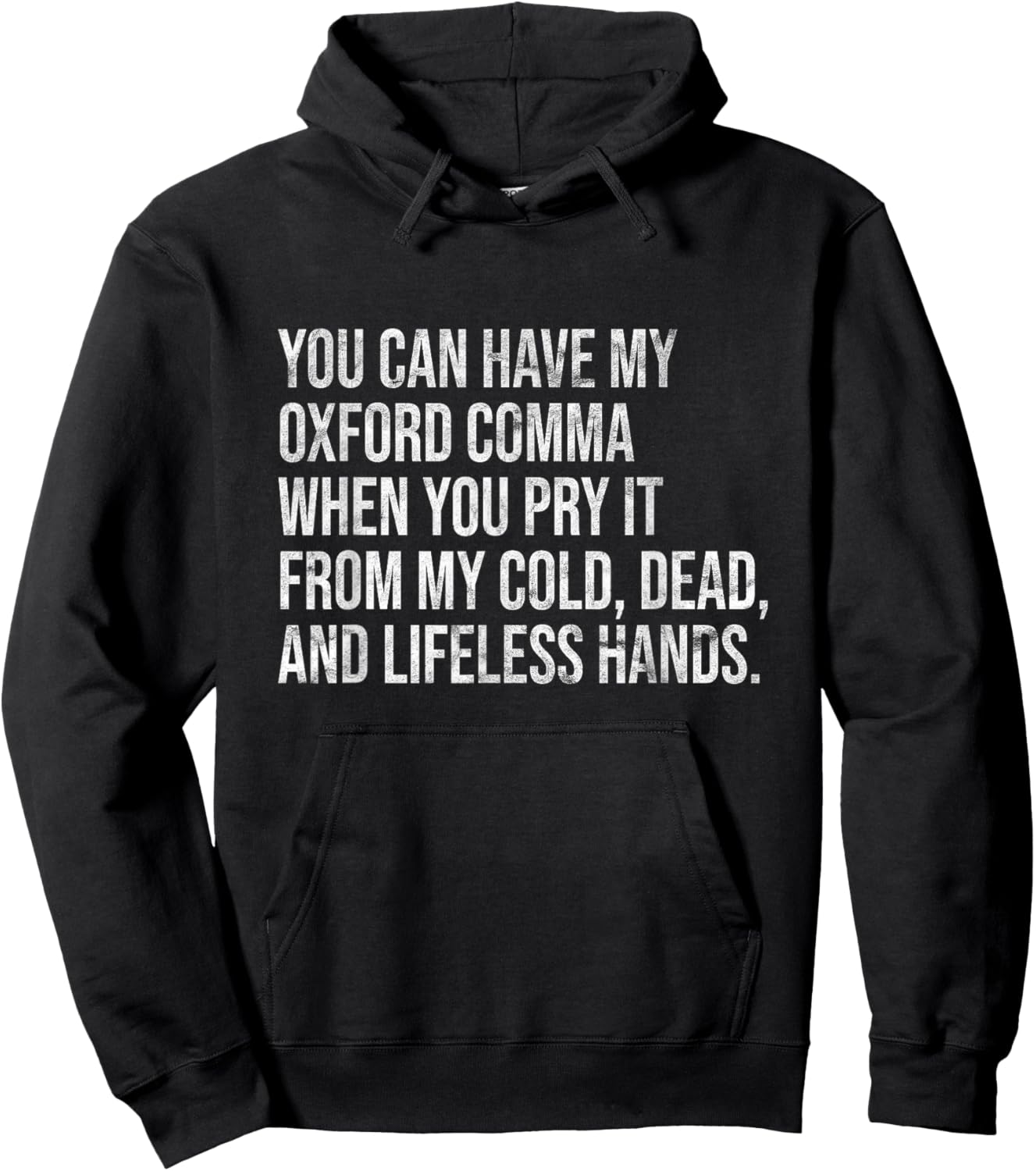You Can Have My Oxford Comma I Sarcastic Oxford Comma Hoodie - Hoodie | Black