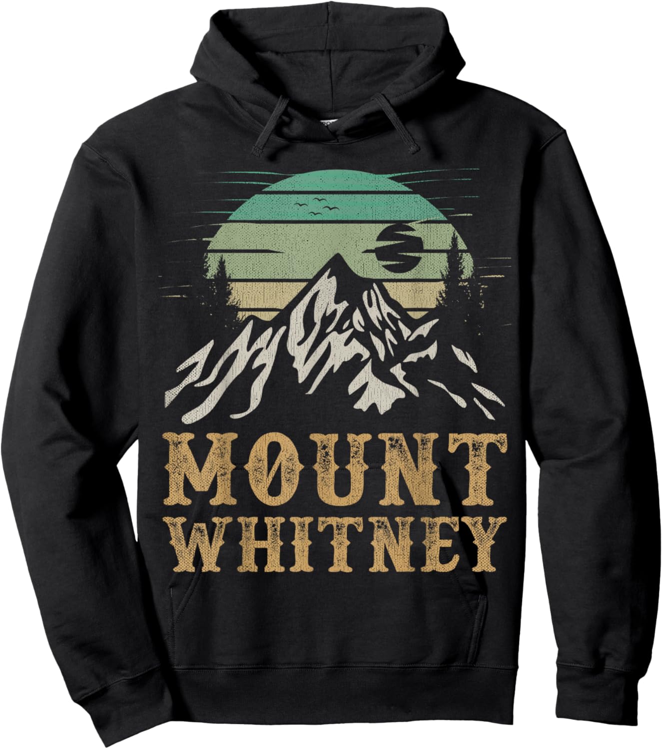 Mount Whitney National Park Merchandise Hiking Mt. Whitney Hoodie - Hoodie | Black
