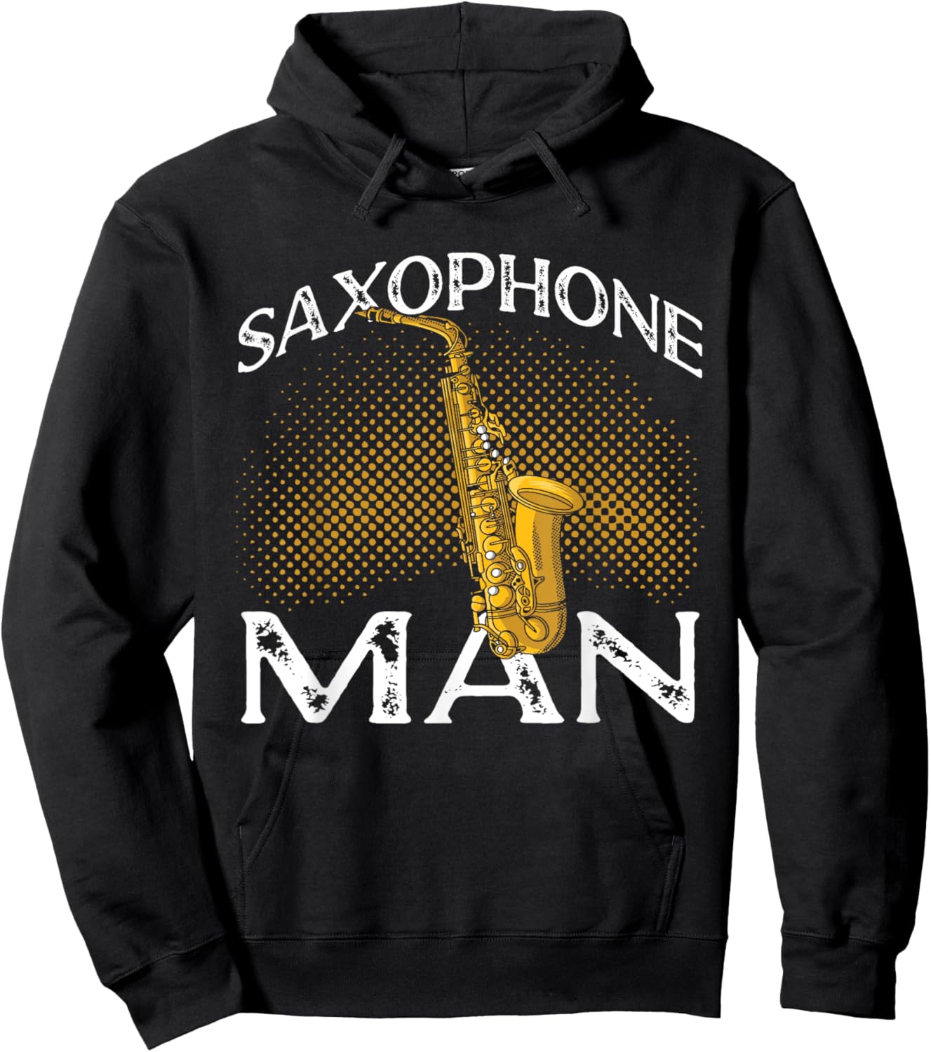 Saxophone Saxophonist Saxophone Man Hoodie - Hoodie | Black