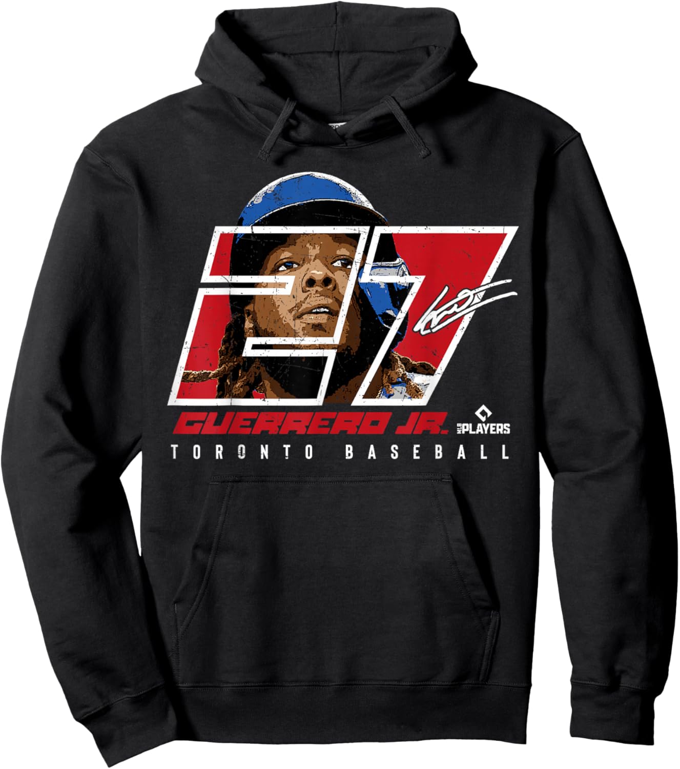 Vladimir Guerrero Jr. - Silhouette Vlad Toronto MLBPA Hoodie - Hoodie | Black