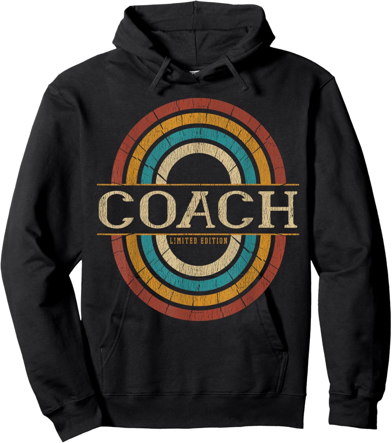 Coach Vintage Retro Hoodie - Hoodie | Black