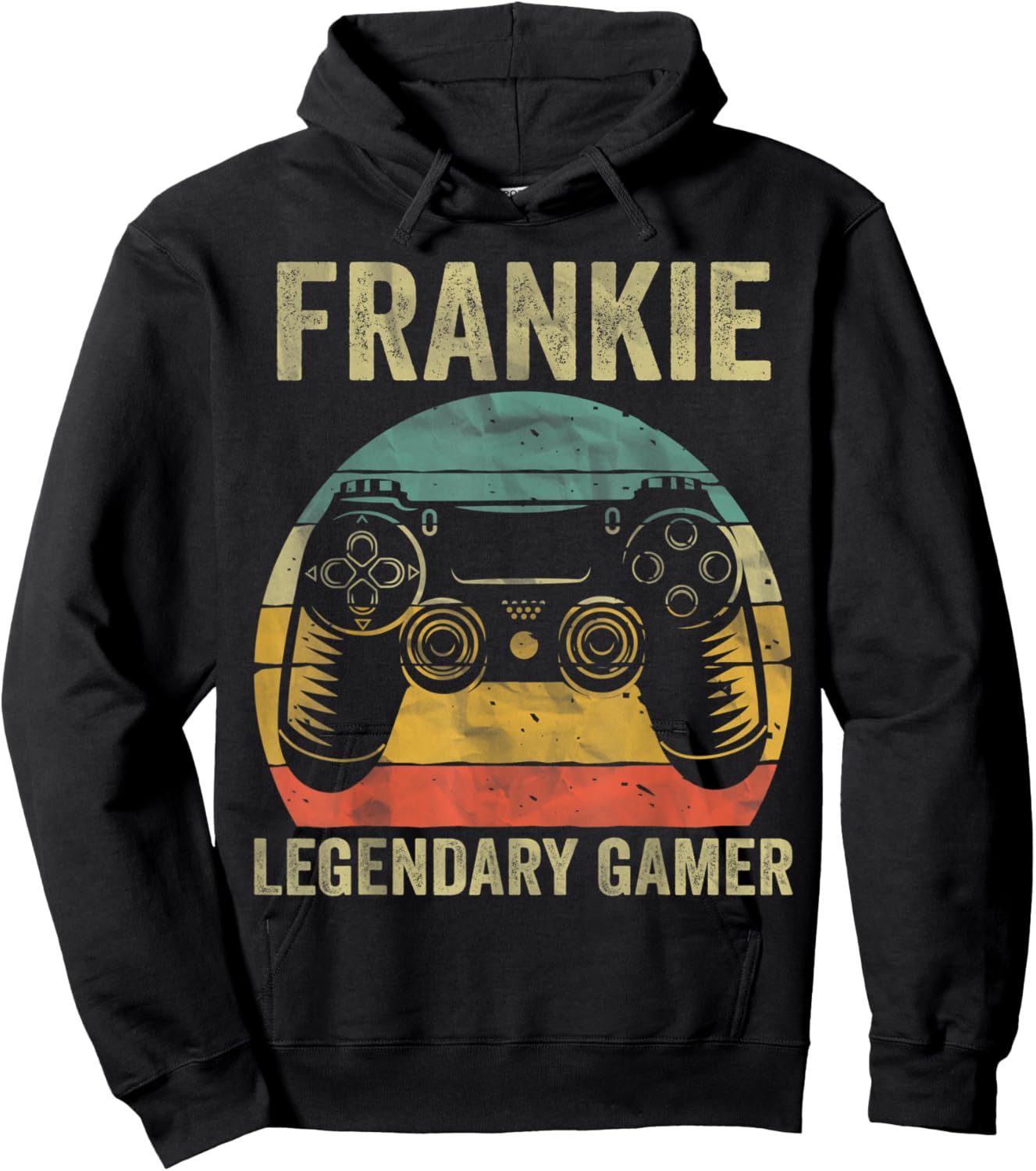 Personalized Legendary Gamer Shirt Frankie Name Video Gamer Hoodie - Hoodie | Black