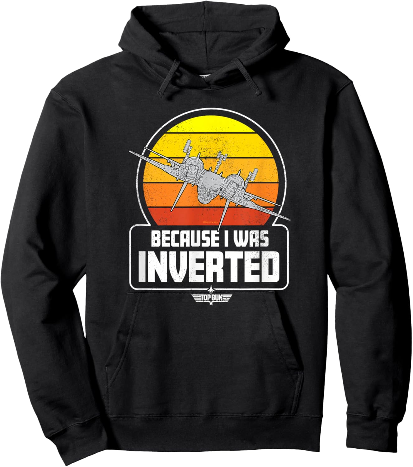 Top Gun - Because I Was Inverted Hoodie - Hoodie | Black
