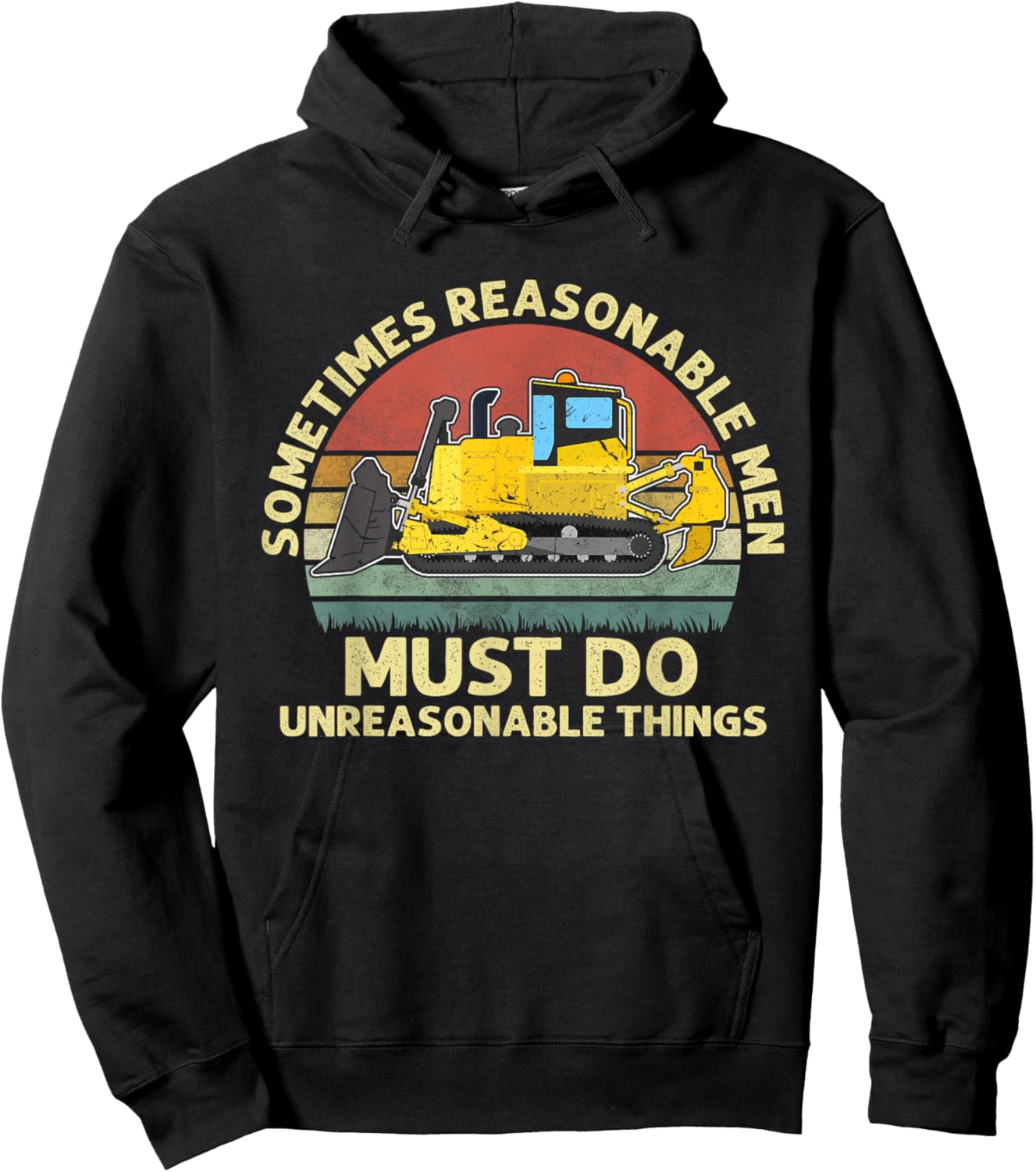 Sometimes Reasonable Men Must Do Unreasonable Things Apparel Hoodie - Hoodie | Black