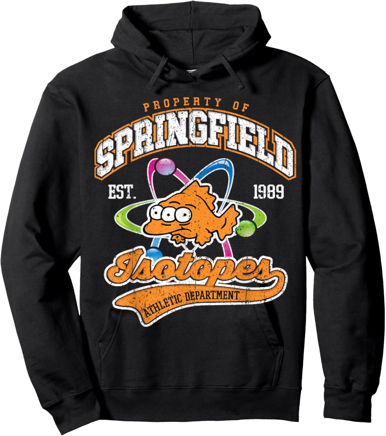 Vintage Property Of Springfield Isotopes Hoodie - Hoodie | Black