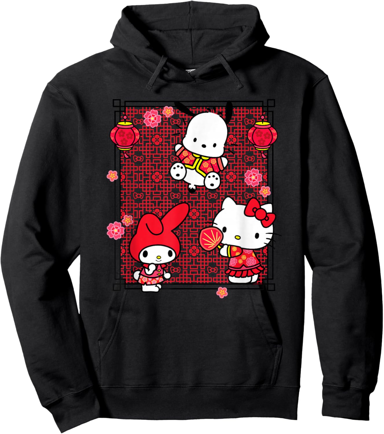 Sanrio Characters Lunar New Year Hoodie - Hoodie | Black
