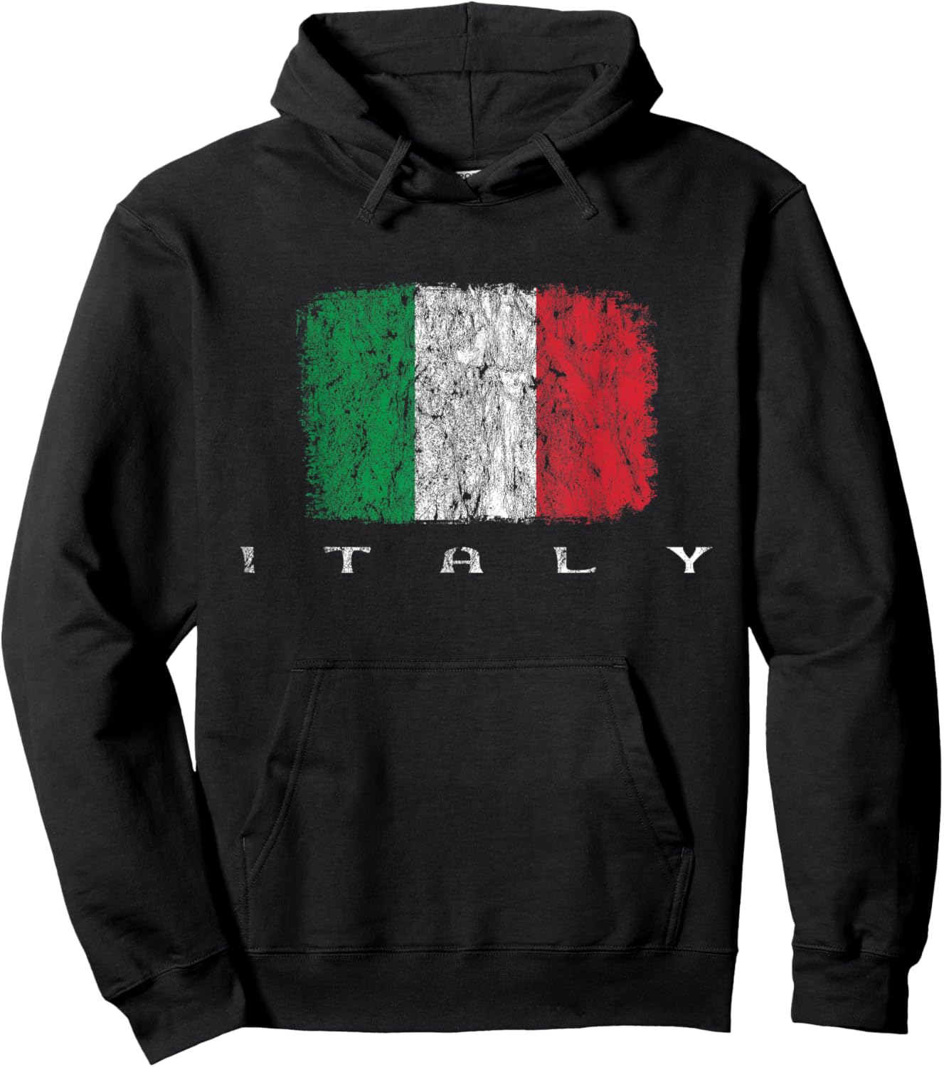 Italia Flag, Italian Pride, Italy Vacation, Italy Flag Hoodie - Hoodie | Black