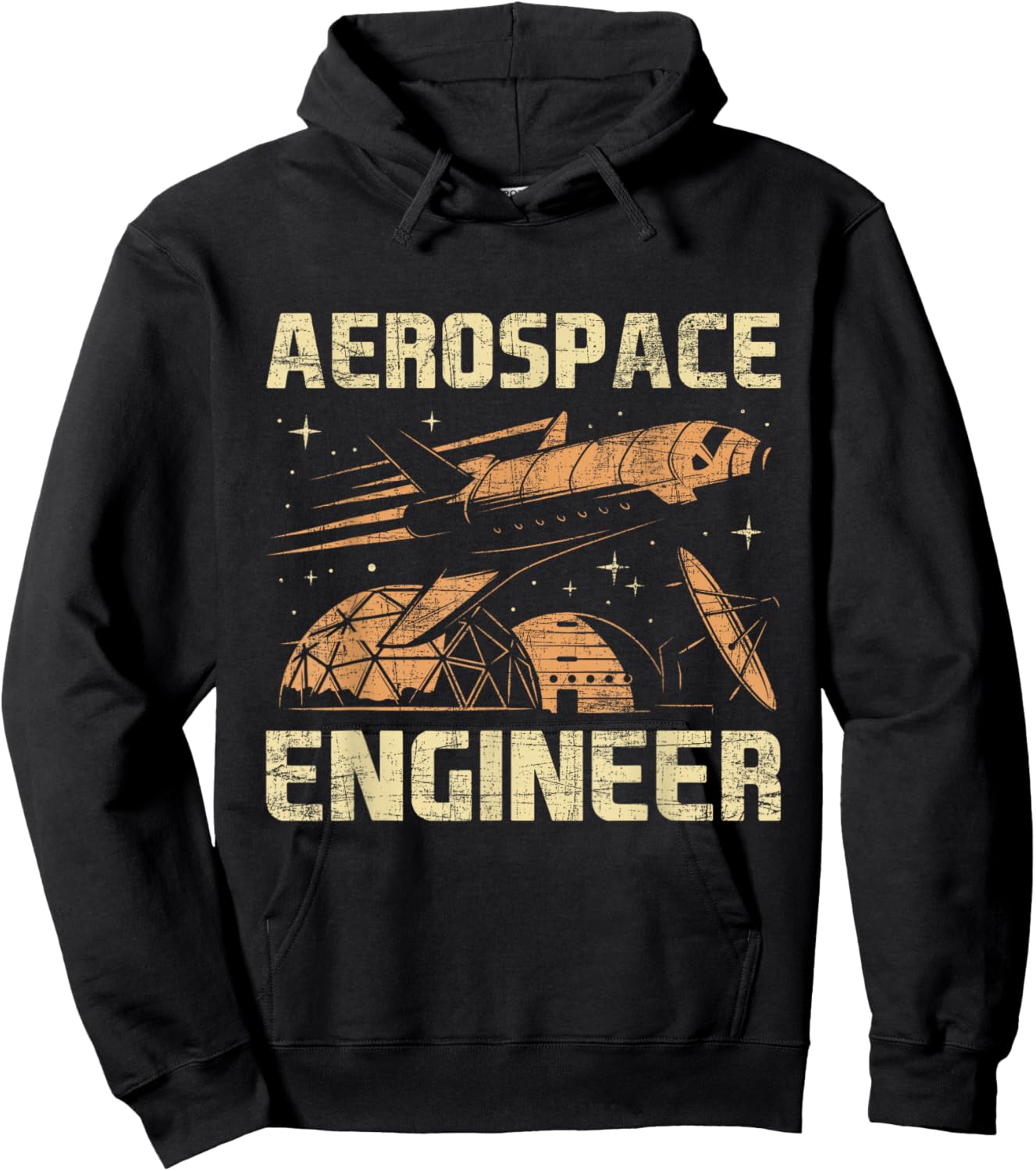 Aerospace Engineer - Aeronautical Aeronautics Spacecrafts Hoodie - Hoodie | Black