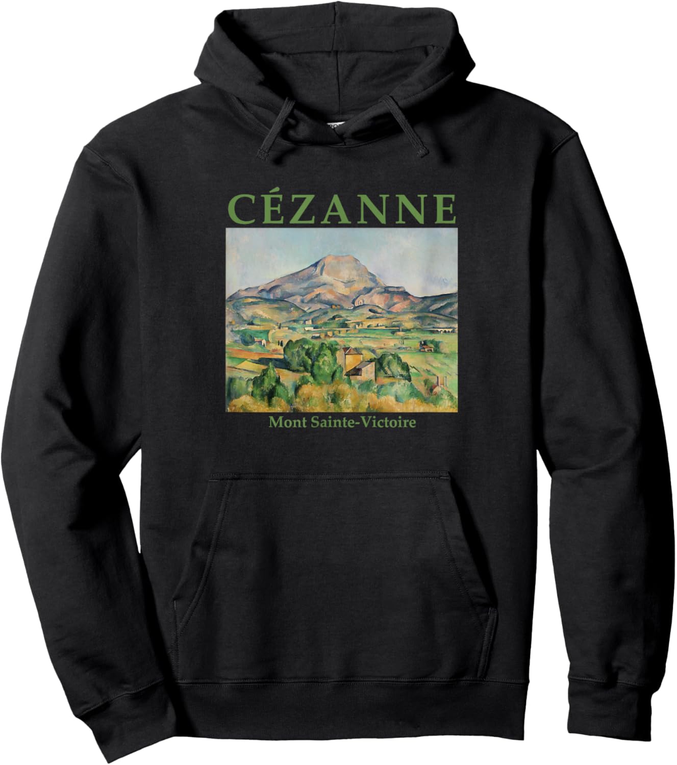 Paul Cézanne Mont Sainte-Victoire French Post-Impressionist Hoodie - Hoodie | Black