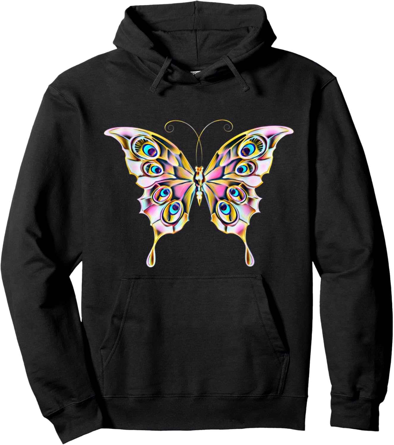 Butterfly Insect Hoodie - Hoodie | Black