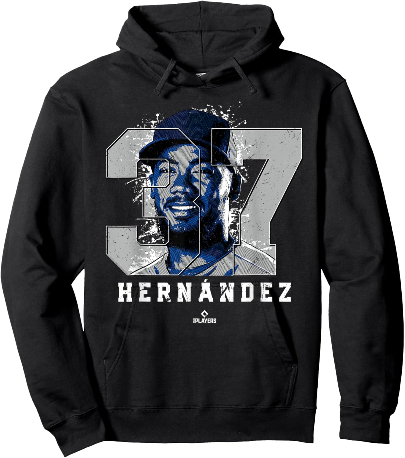 Teoscar Hernandez Silhouette Toronto MLBPA Hoodie - Hoodie | Black
