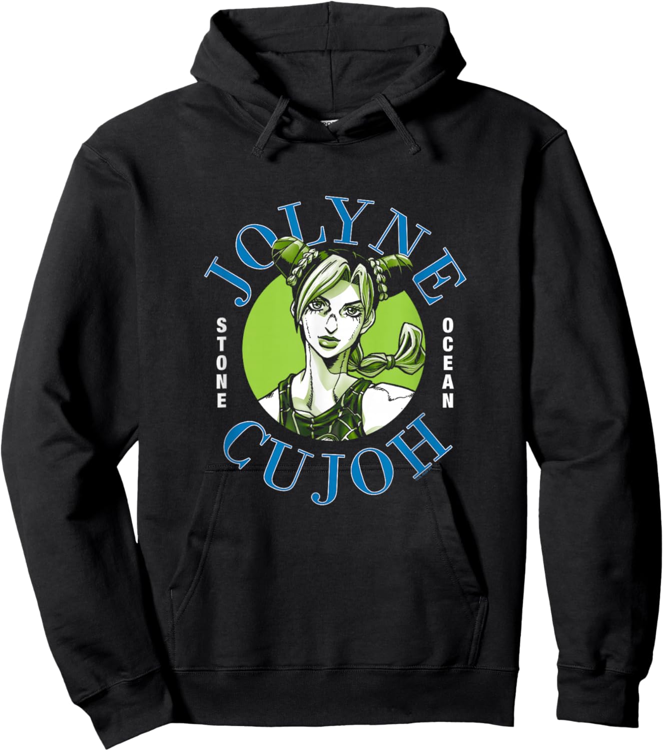 JoJo's Bizarre Adventure Stone Ocean Jolyne Cujoh Closeup Hoodie - Hoodie | Black