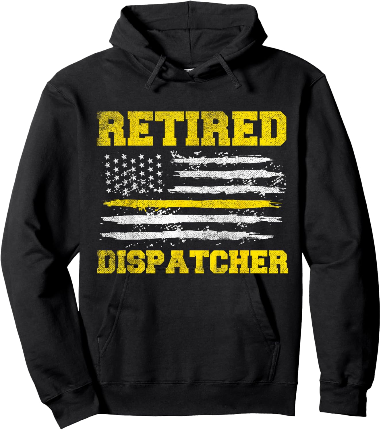 Retired Dispatcher - 911 Police Operator Emergency Responder Hoodie - Hoodie | Black