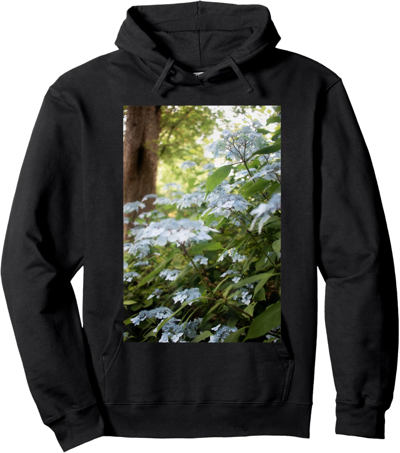Aesthetic Wildflower Streetwear Flower Fashion Hoodie - Hoodie | Black