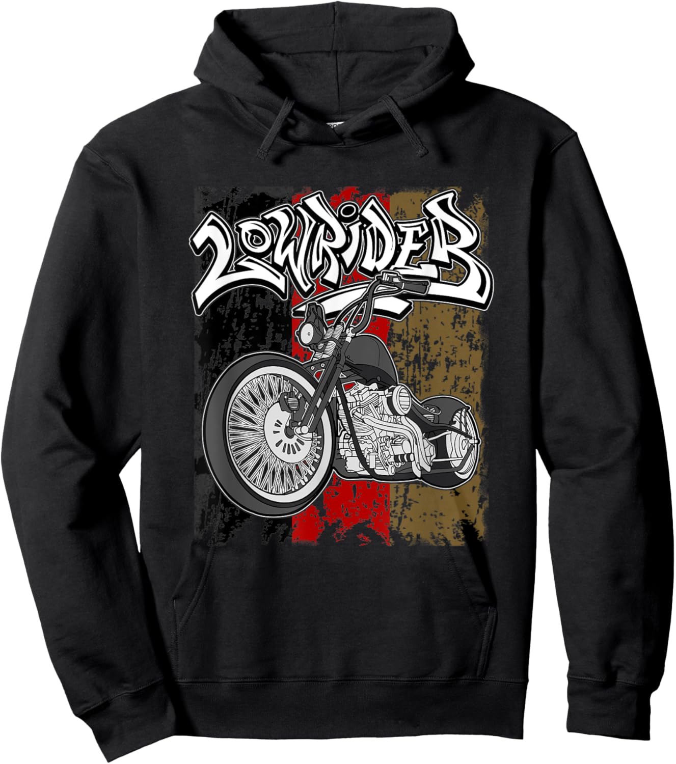 German Flag. Latino Vicla, Cholo Motorcycles, Lowrider Hoodie - Hoodie | Black