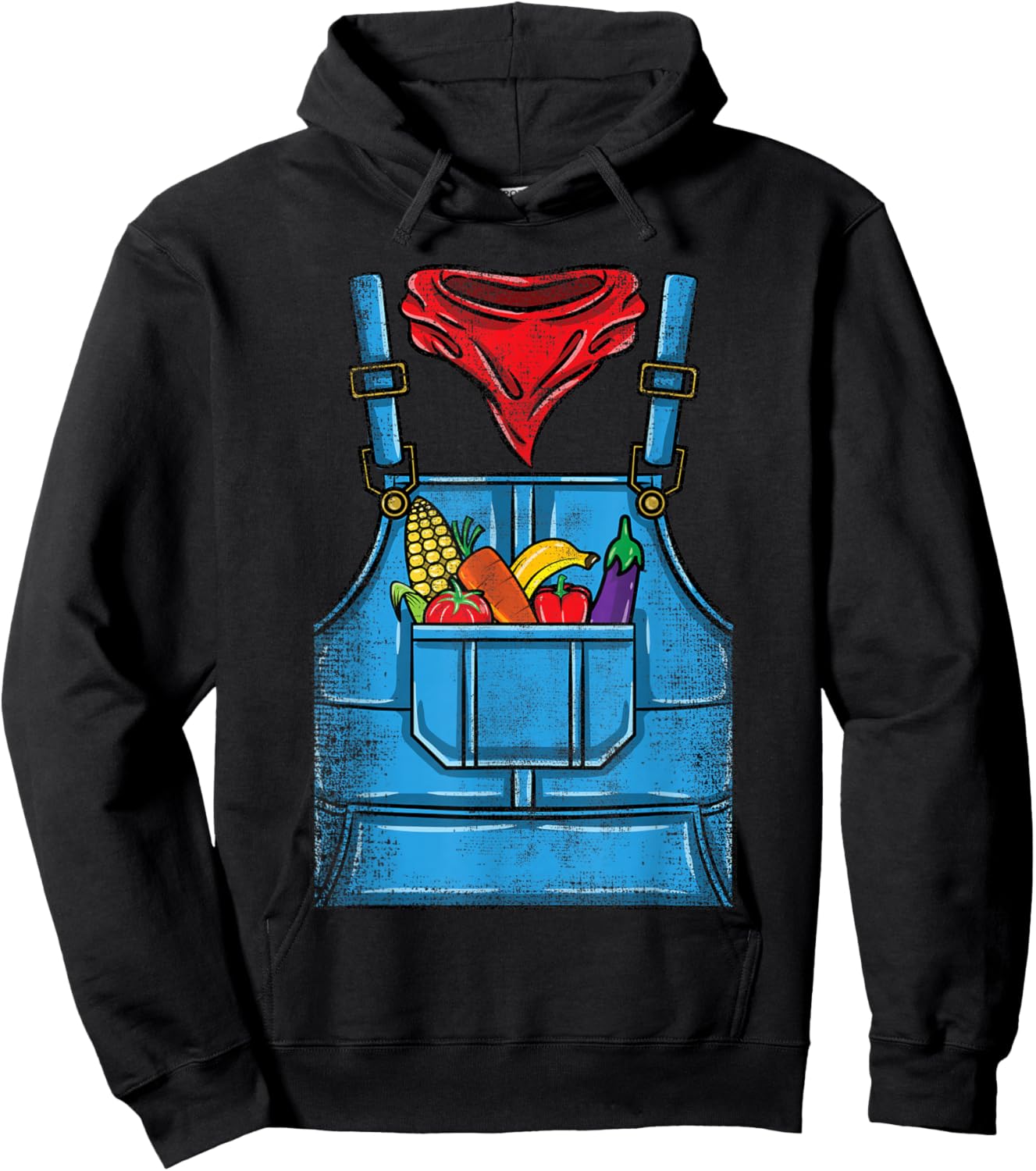 Farmer Costume Halloween Hoodie - Hoodie | Black