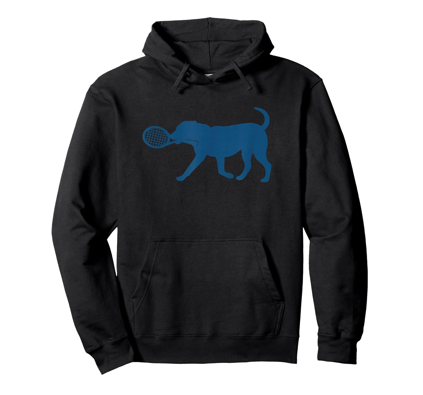Tennis Dog Tee Silhouette Funny Sports Lovers Kids Boys Girl T-Shirt