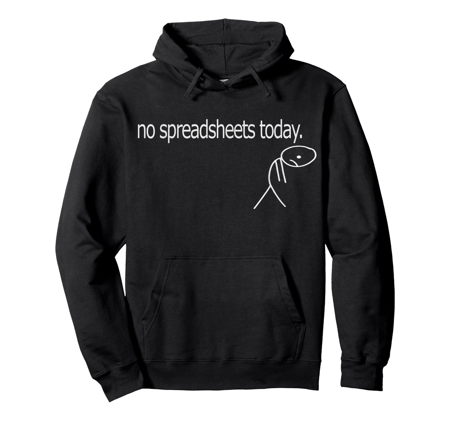No Spreadsheets Today Accounting Spreadsheets Accountant T-Shirt