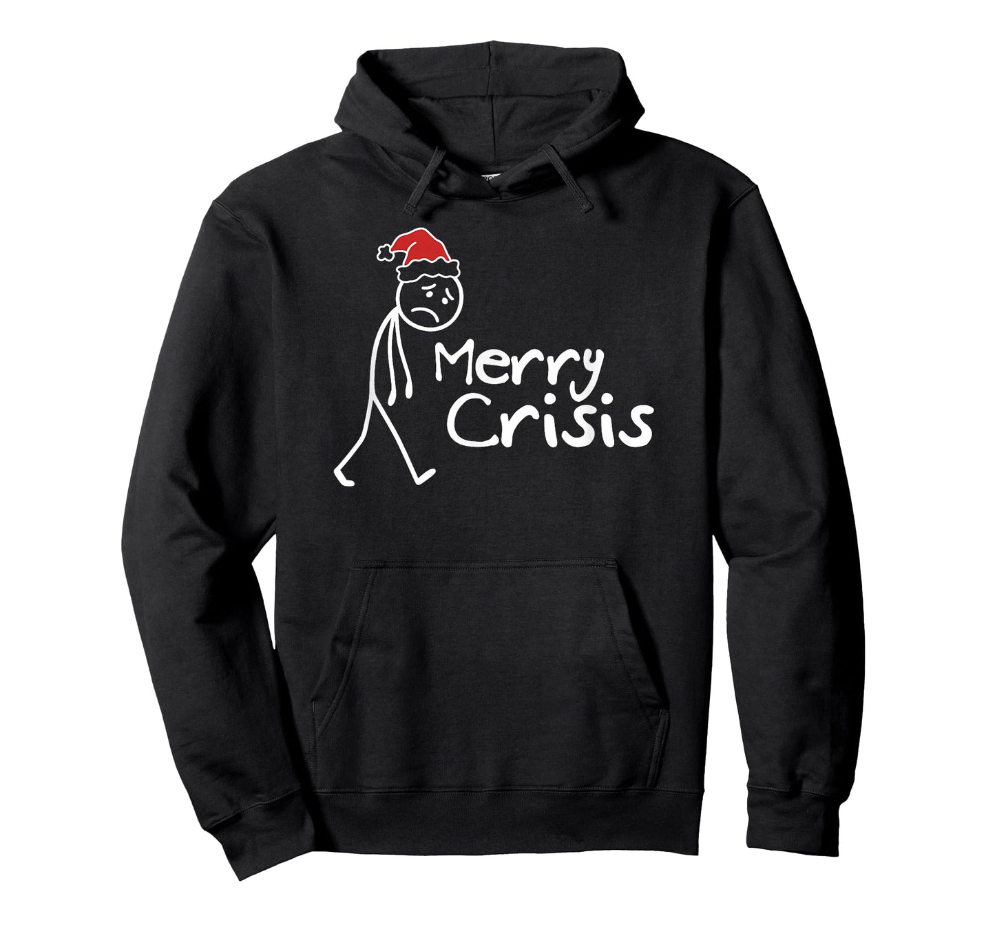 Merry Crisis Funny Christmas Introvert T-Shirt