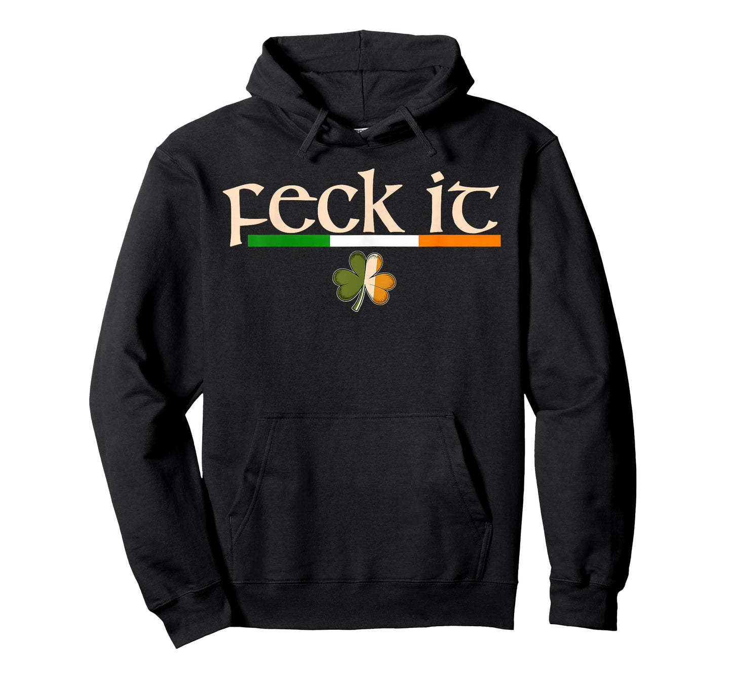 Vintage Feck It Funny Irish St Patricks Day Shamrock T-Shirt