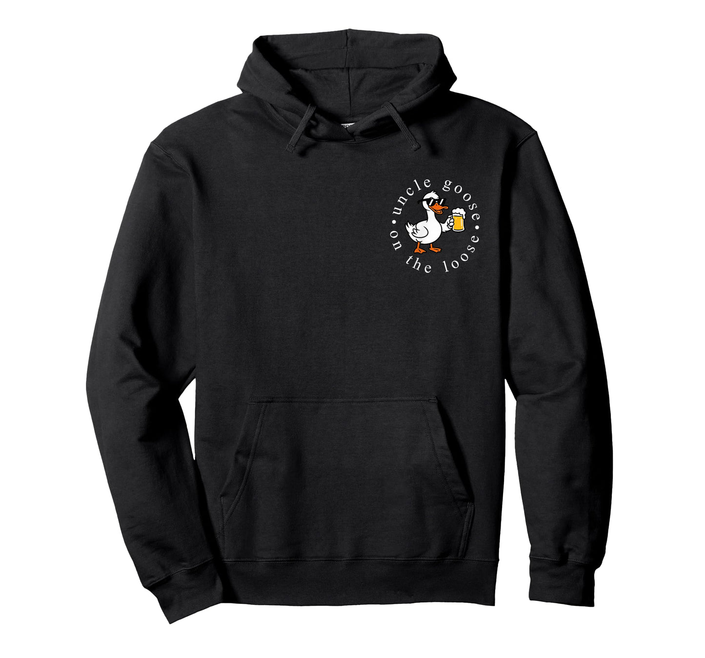 Uncle Goose On The Loose Funny Silly Goose Drink Beer Lover T-Shirt