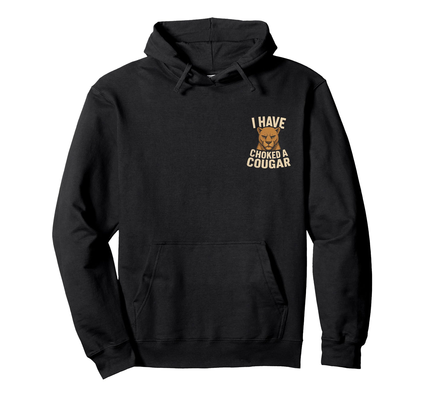 Never Killed A Mountain Lion Funny Cougar T-Shirt