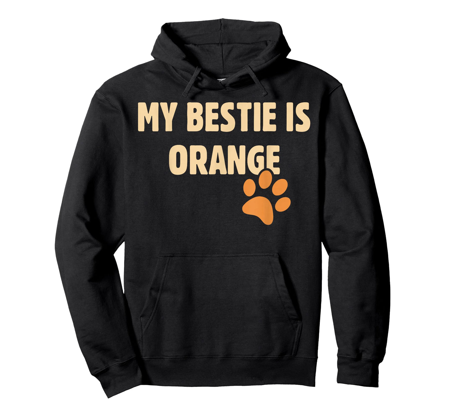 Orange cat Funny Best Buddy Ginger Tom My Bestie paw Graphic T-Shirt