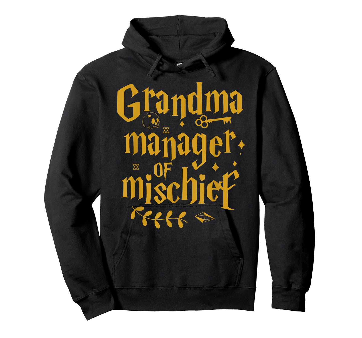 Grandma Manager of Mischief Nana Funny Humor Novelty Gifts T-Shirt
