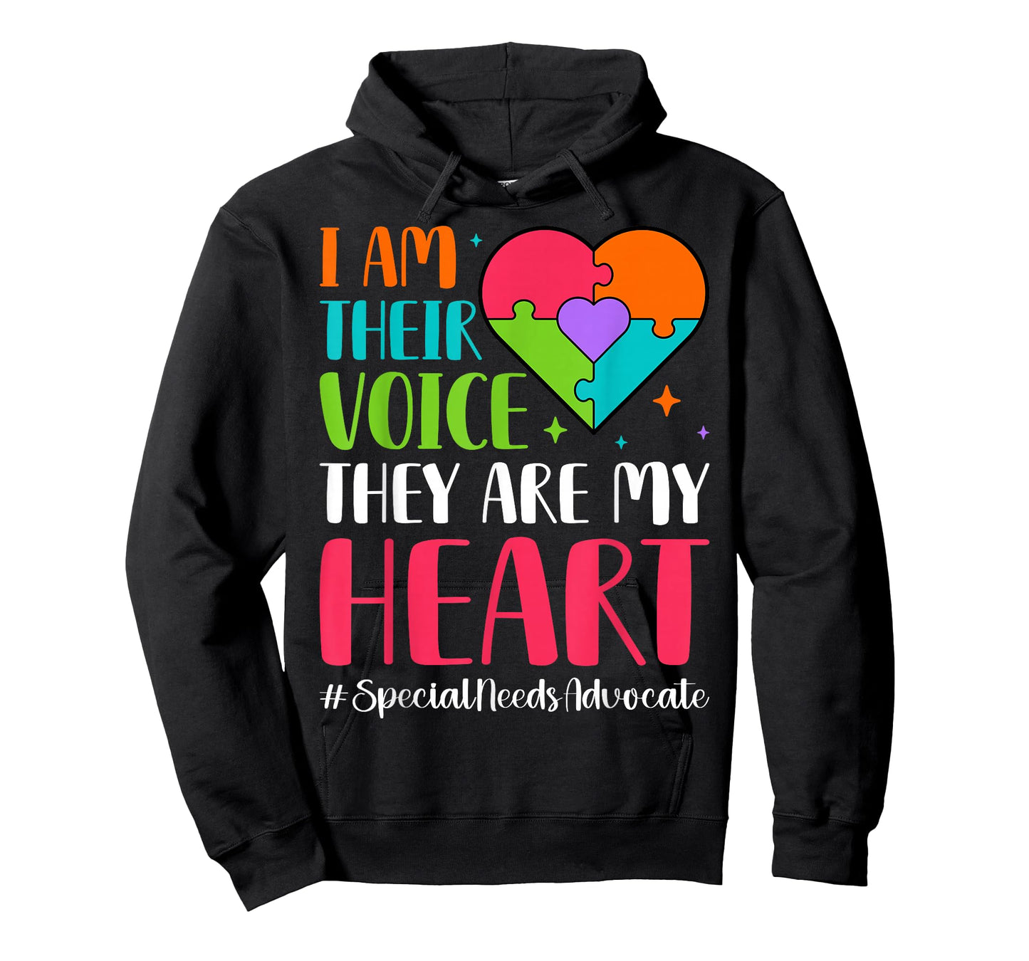 I'm Their Voice They are My Heart - SPED Teacher T-Shirt