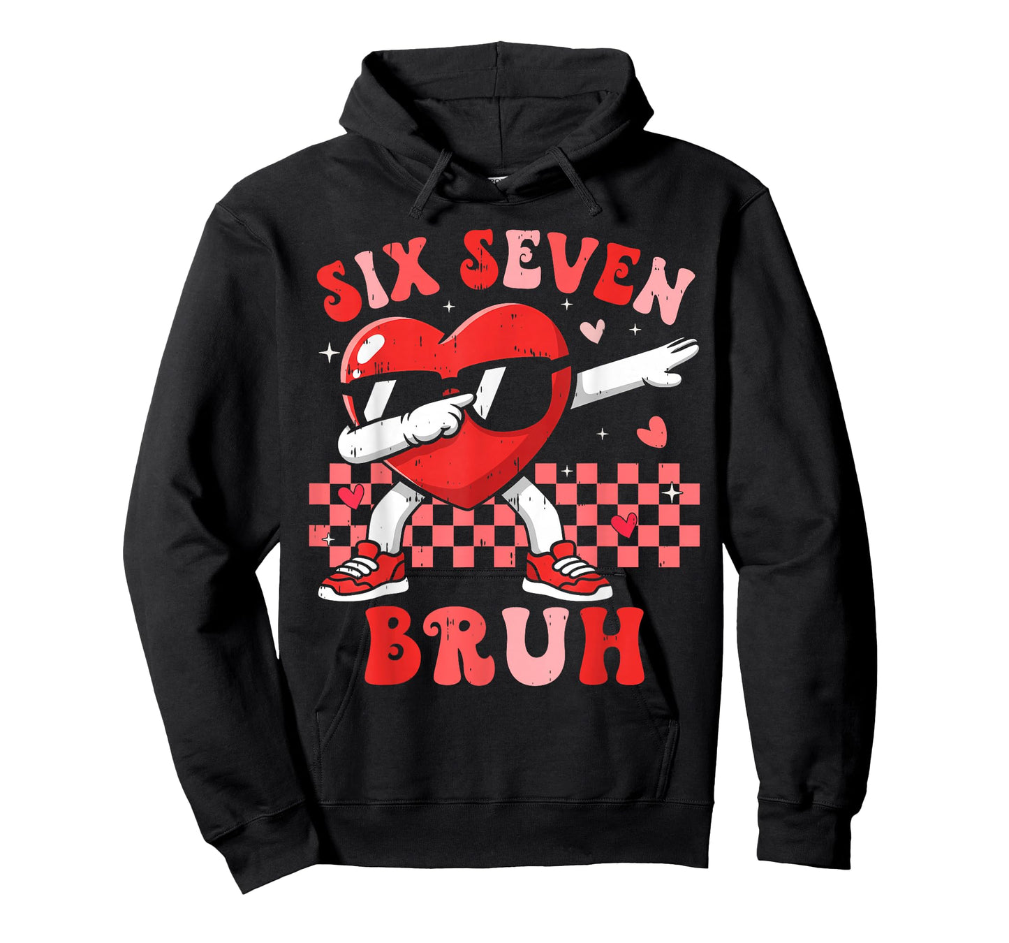Six Seven 67 Meme Cool Valentine’s for Teens Boys Girls Kids T-Shirt