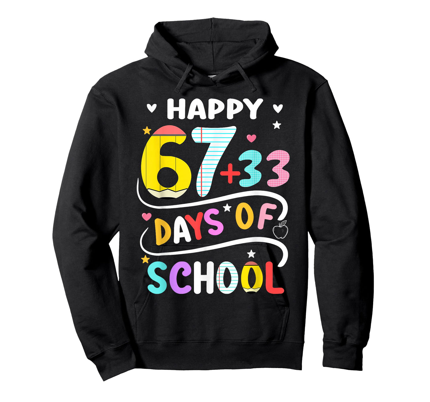 Happy 100 Days of School Smarter 67 Teacher Kids Boys Girls T-Shirt