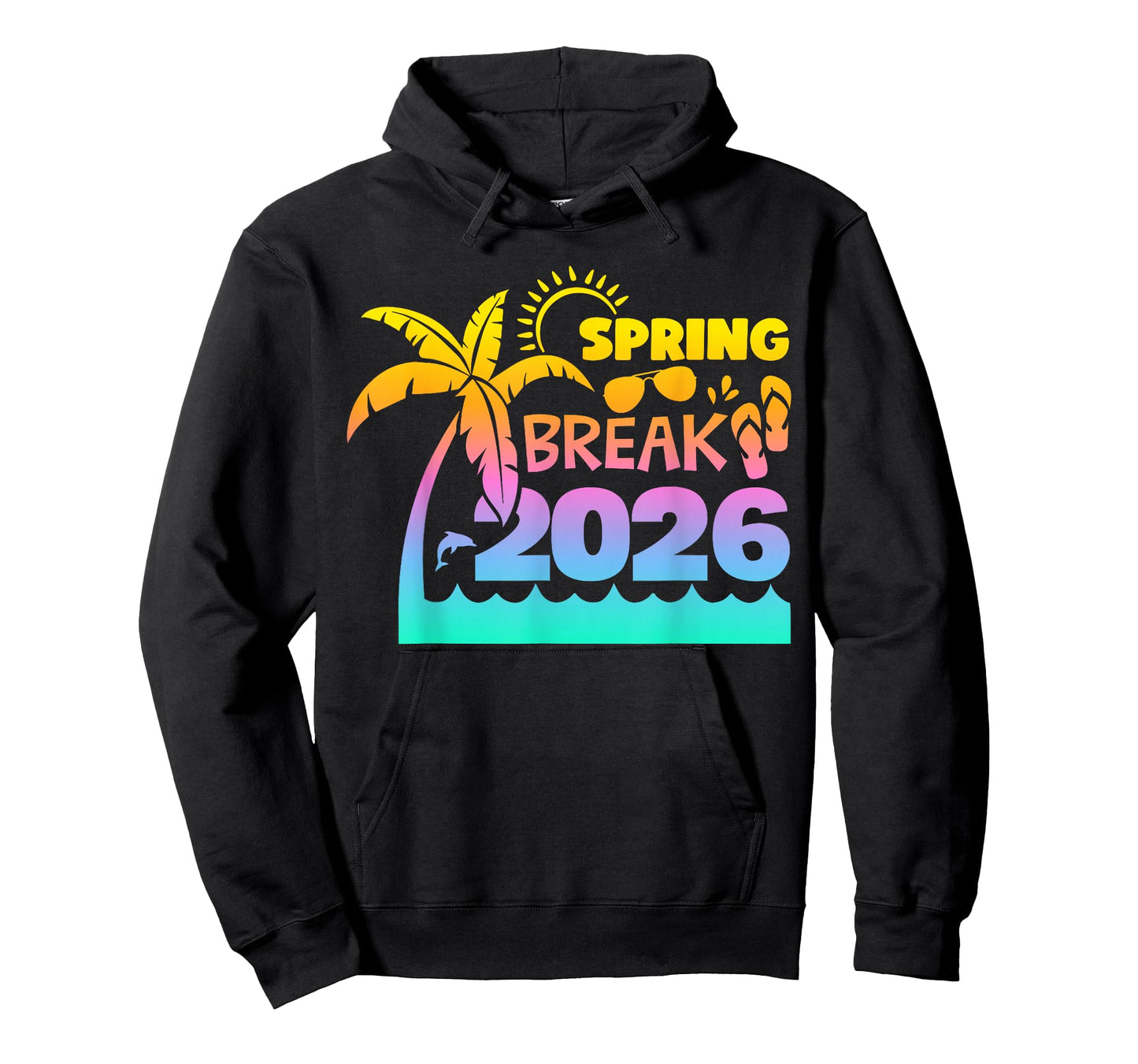 Retro Spring Break 2026 Matching Family Group Vacation Trip T-Shirt