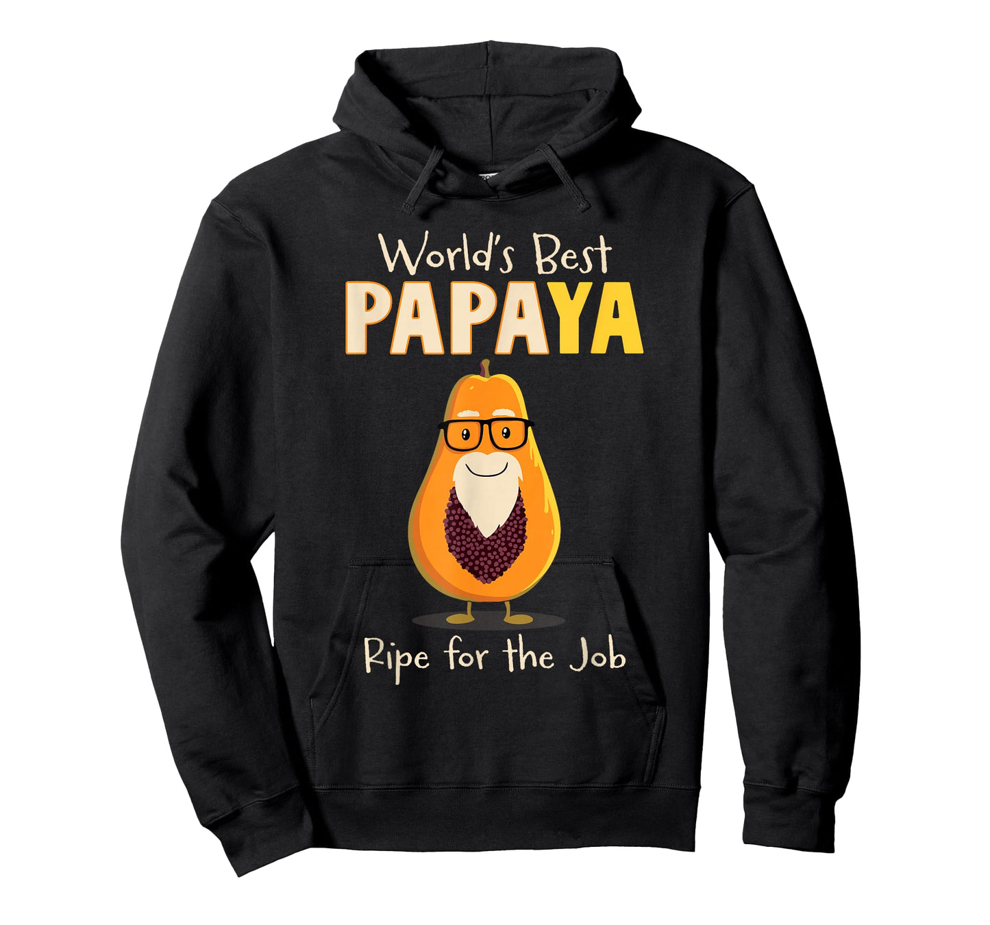 Funny Grandfather World's Best Papa Papaya Pun T-Shirt