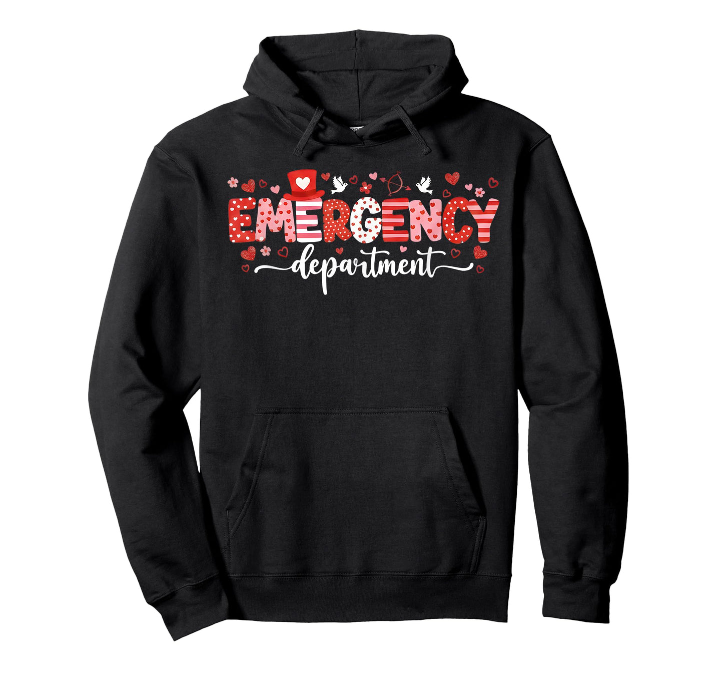 Emargency Department Valentines Day ED ER Nurse Women T-Shirt