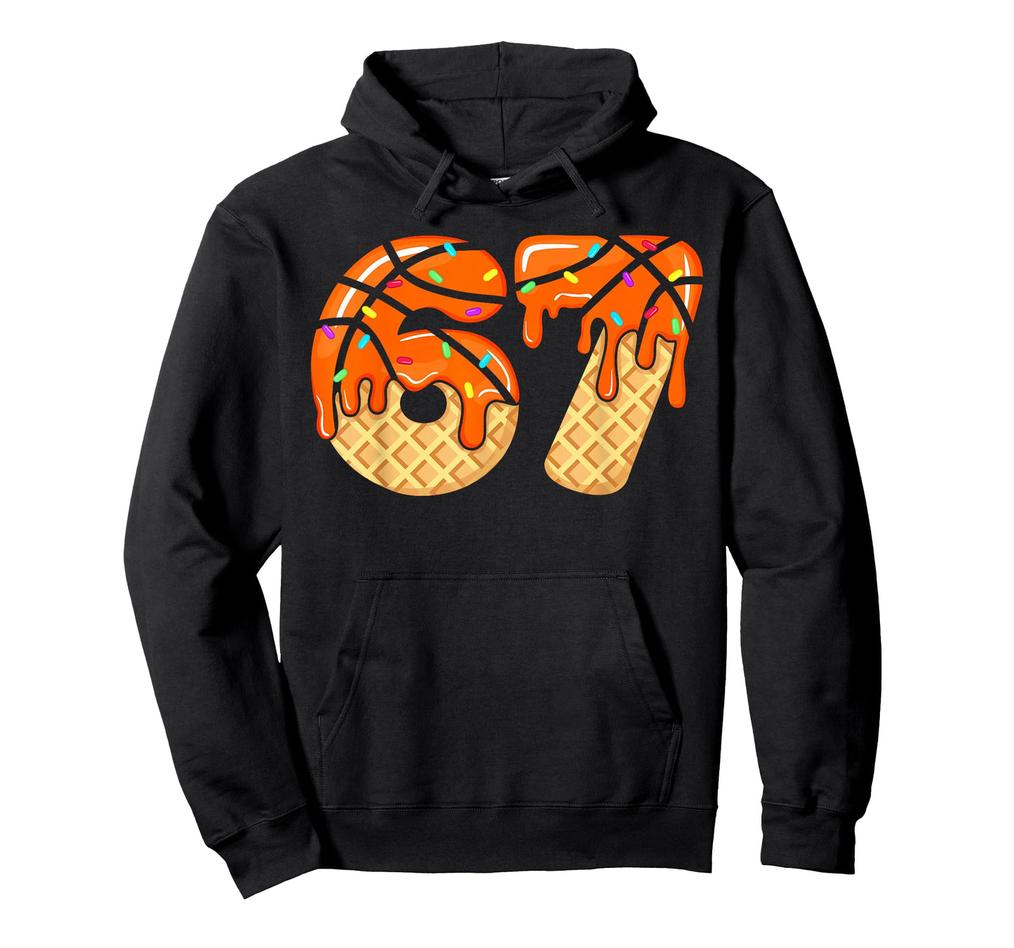 Basketball 67 Ice Cream Drip 6 7 Six Seven Meme Sport Player T-Shirt