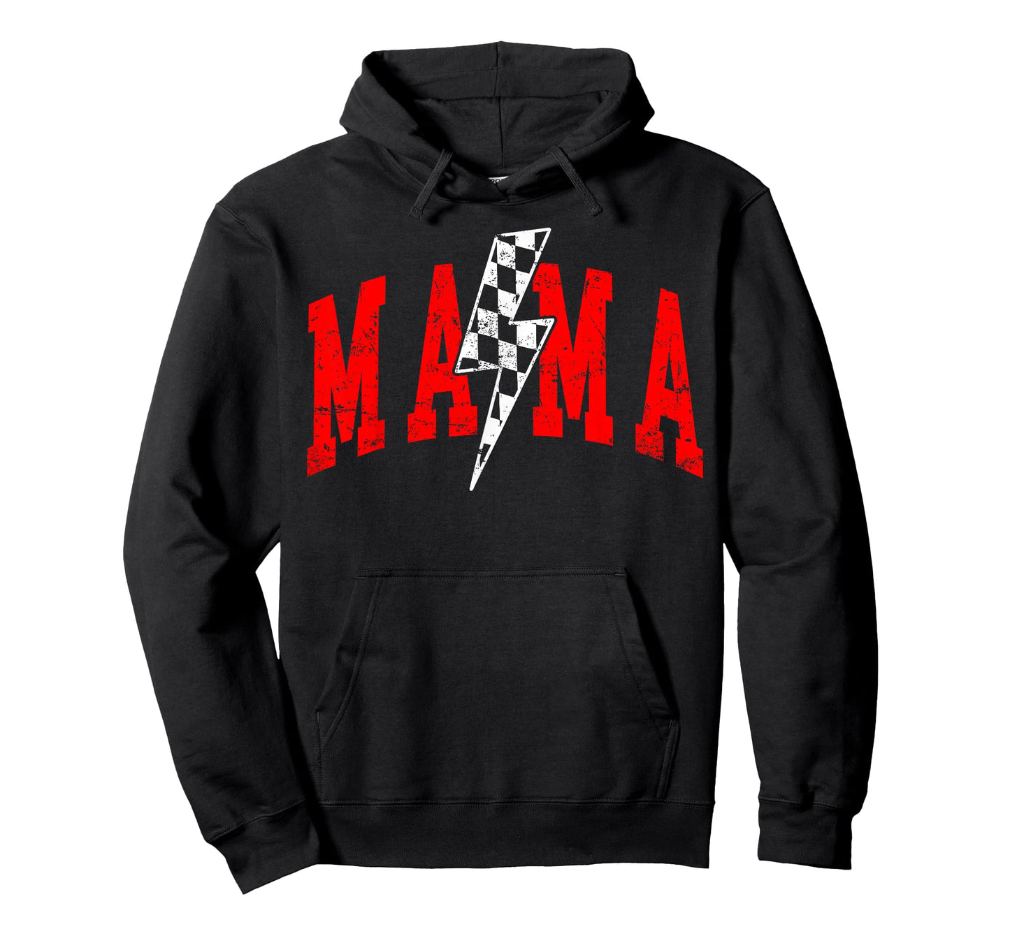 Mama Lightning Funny Checkered Mom Women Mother's Day T-Shirt