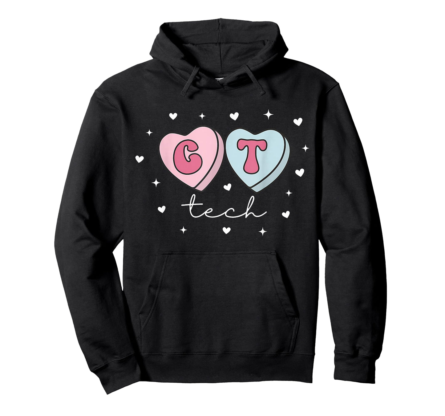 CT Tech CT Technologist Heart Candy Valentines CAT Scan T-Shirt
