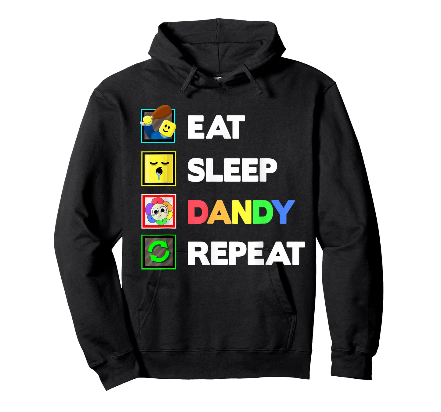Eat Sleep Dandy Repeat Birthday Decoration Kids Boys Girls T-Shirt