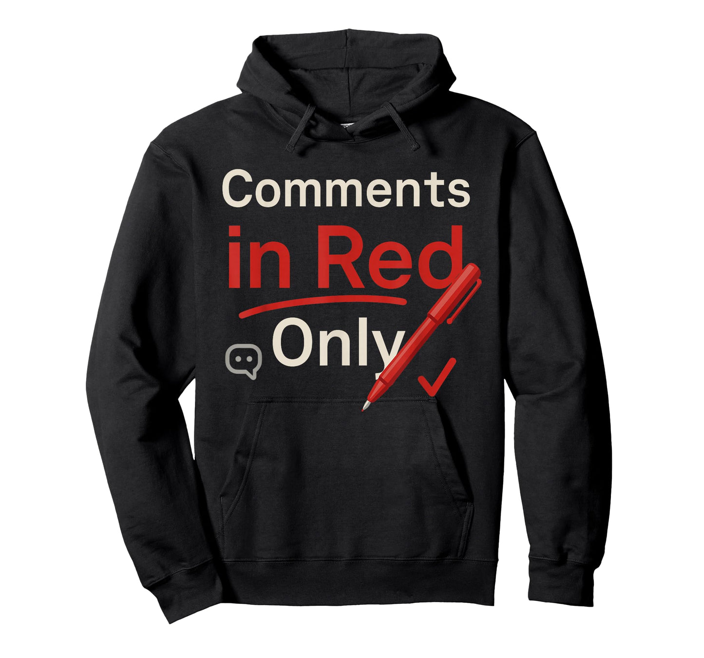 Red Pen Teacher Gift Classroom Humor School Staff Pride T-Shirt