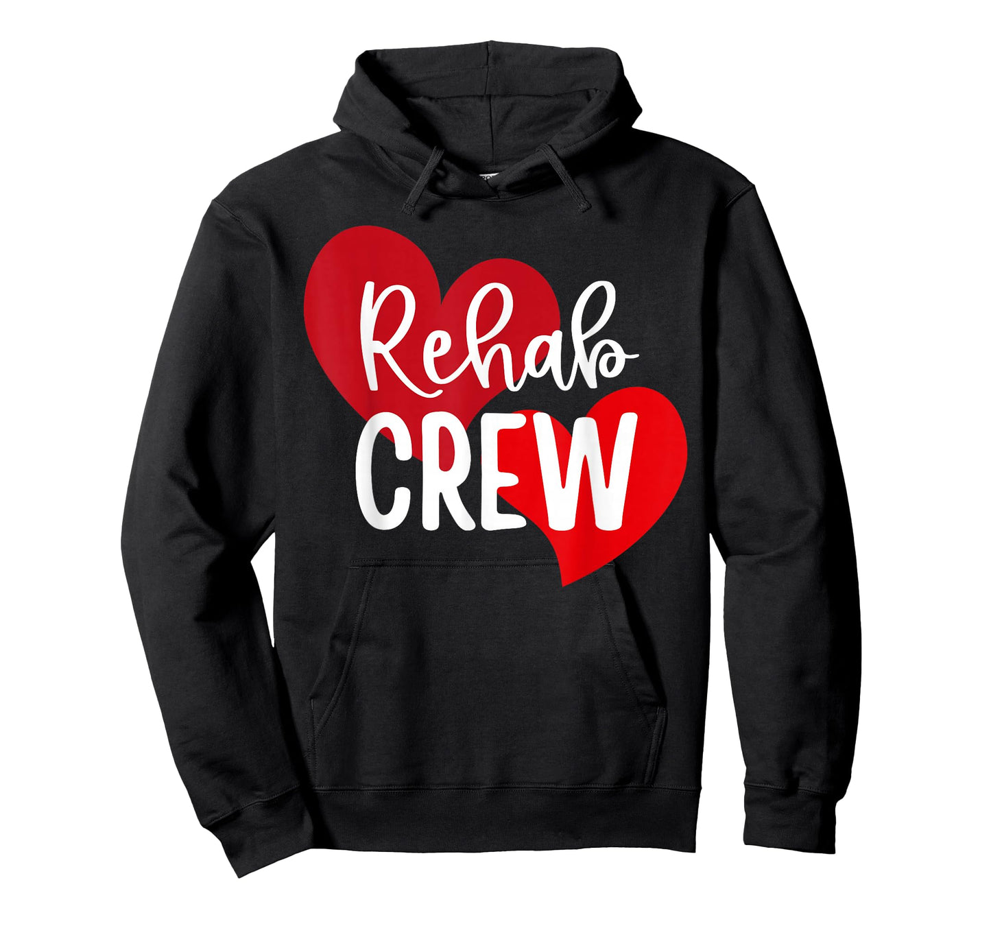 Rehab Crew Valentine Day Rehabilitation Physical Therapist T-Shirt