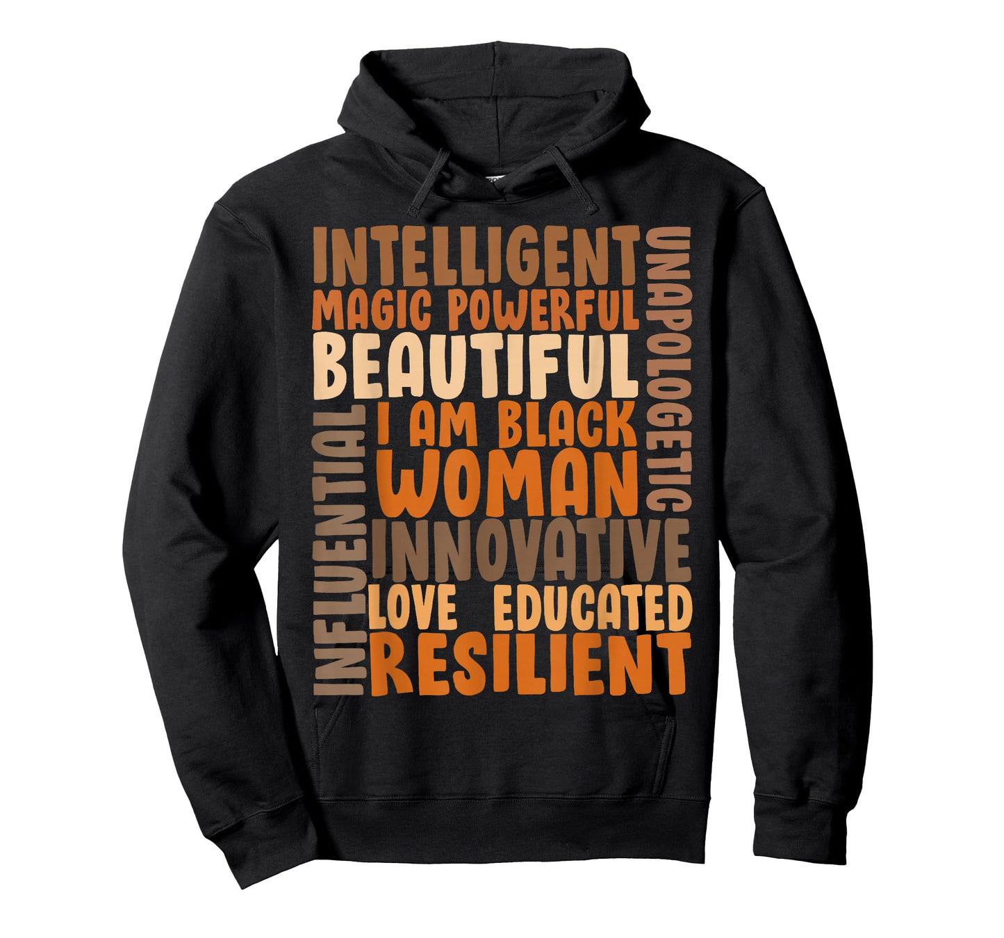 I Am Black Woman Black History African American Girl Women T-Shirt