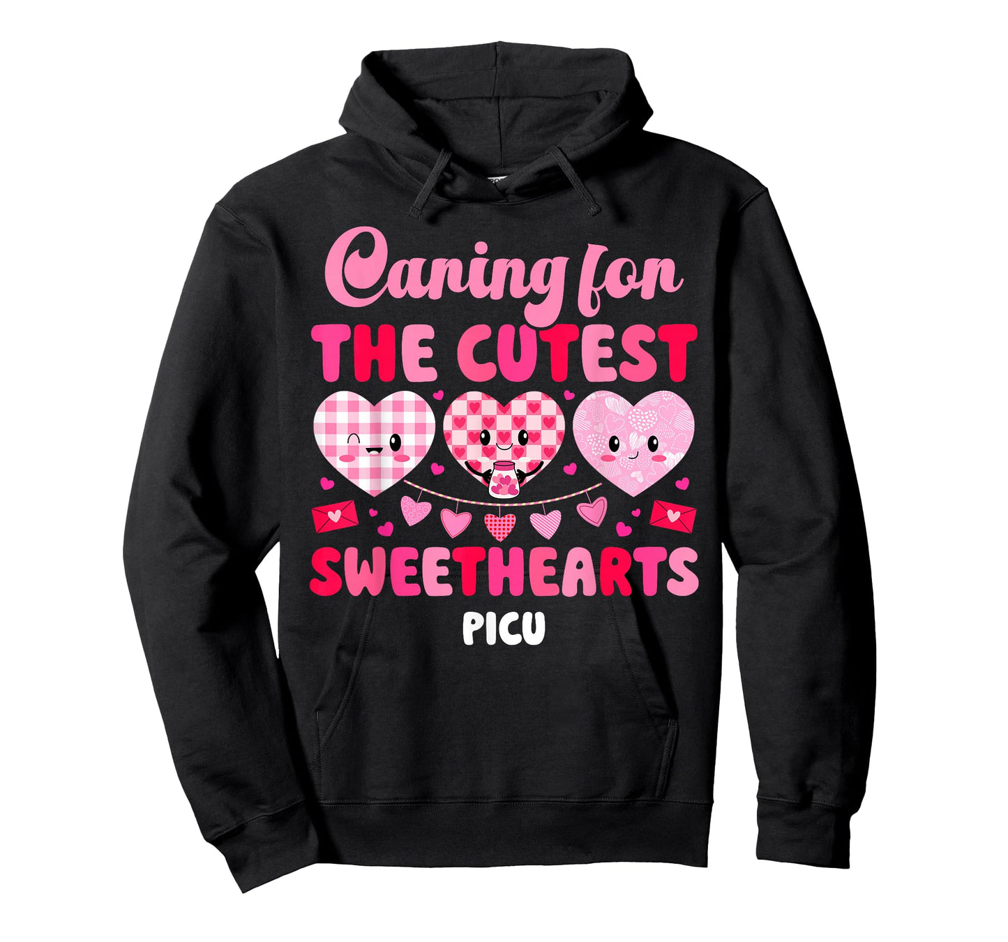 Valentine PICU Nurse Valentines Day Pediatric ICU Nurse T-Shirt