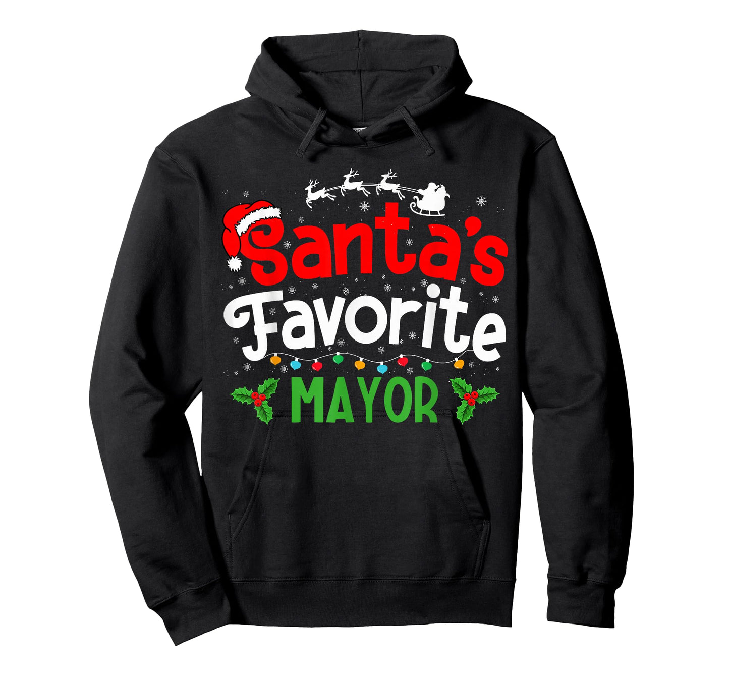 Santa's Favorite Mayor Christmas Party T-Shirt